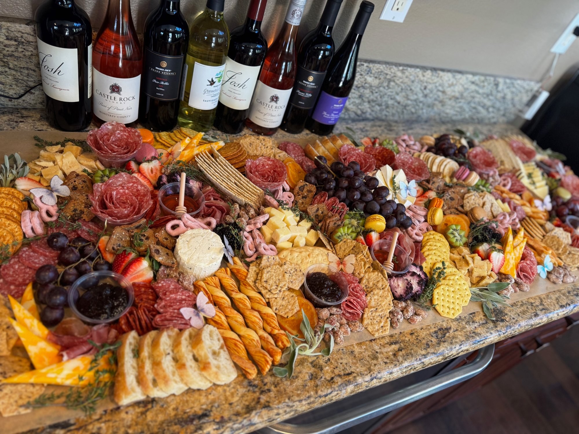 Wine and charcuterie board temecula wine country